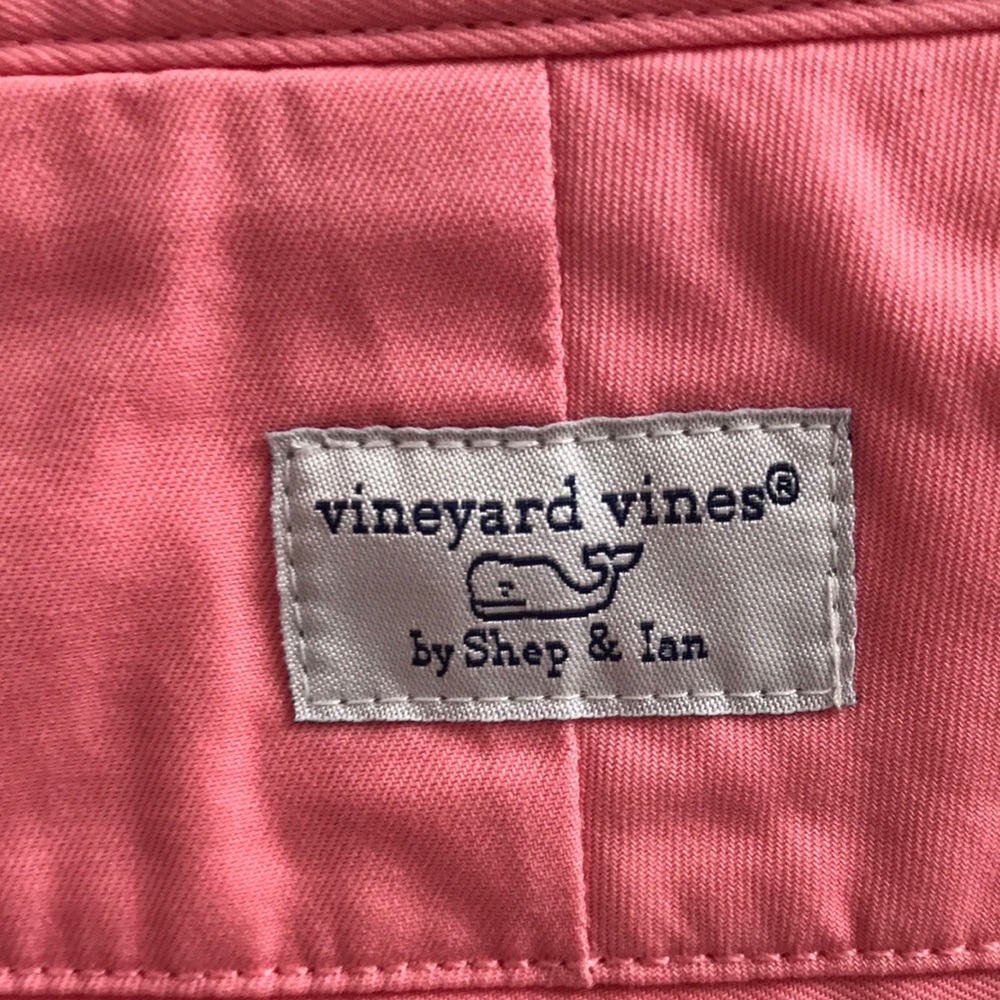 Mens Vineyard Vines Pink Flat Front Shorts